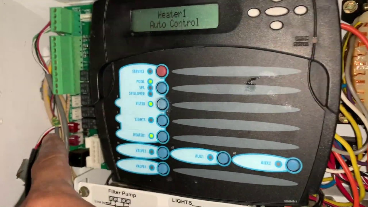 Pentair Pool Heat Pump Remote controlled wiring