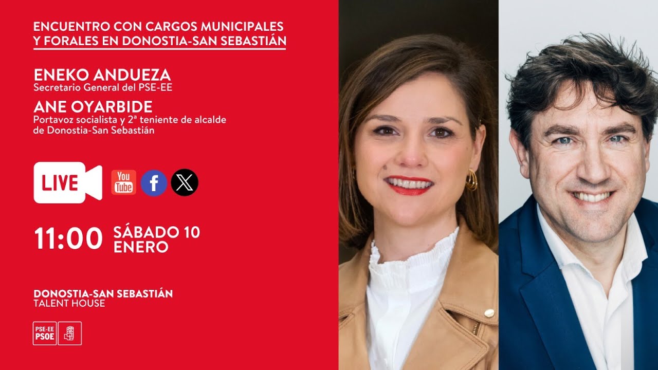 Encuentro con cargos municipales y forales en Donostia-San Sebastián