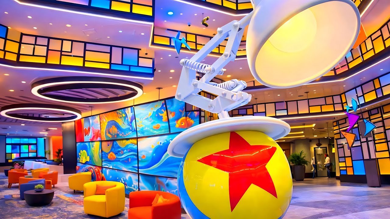[NEW 2026] Pixar Place Hotel - Full Walkthrough - 4K POV - Disneyland Resort 