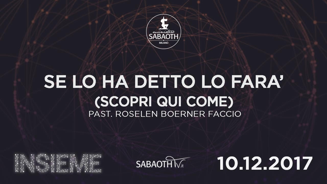 Domenica Gospel @ Milano | Se lo ha detto lo farà (Scopri qui come) - P.Roselen | 10.12.2017