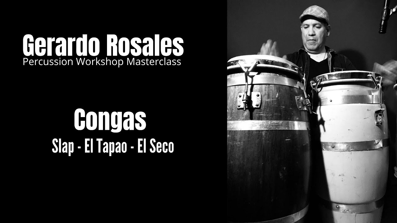 Como Hacer el Tapao (Slap) en la Conga GERARDO ROSALES #Workshop #Aprende #Congas