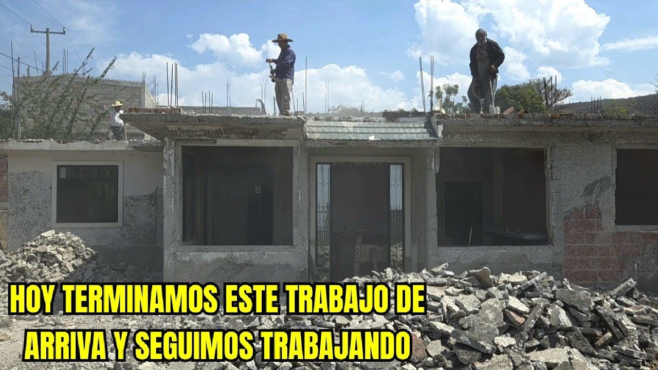 EL TRABAJO DE LOZA TERMINA PERO SEGUIREMOS TRABAJANDO ES ESTA CASA ABANDONADA 