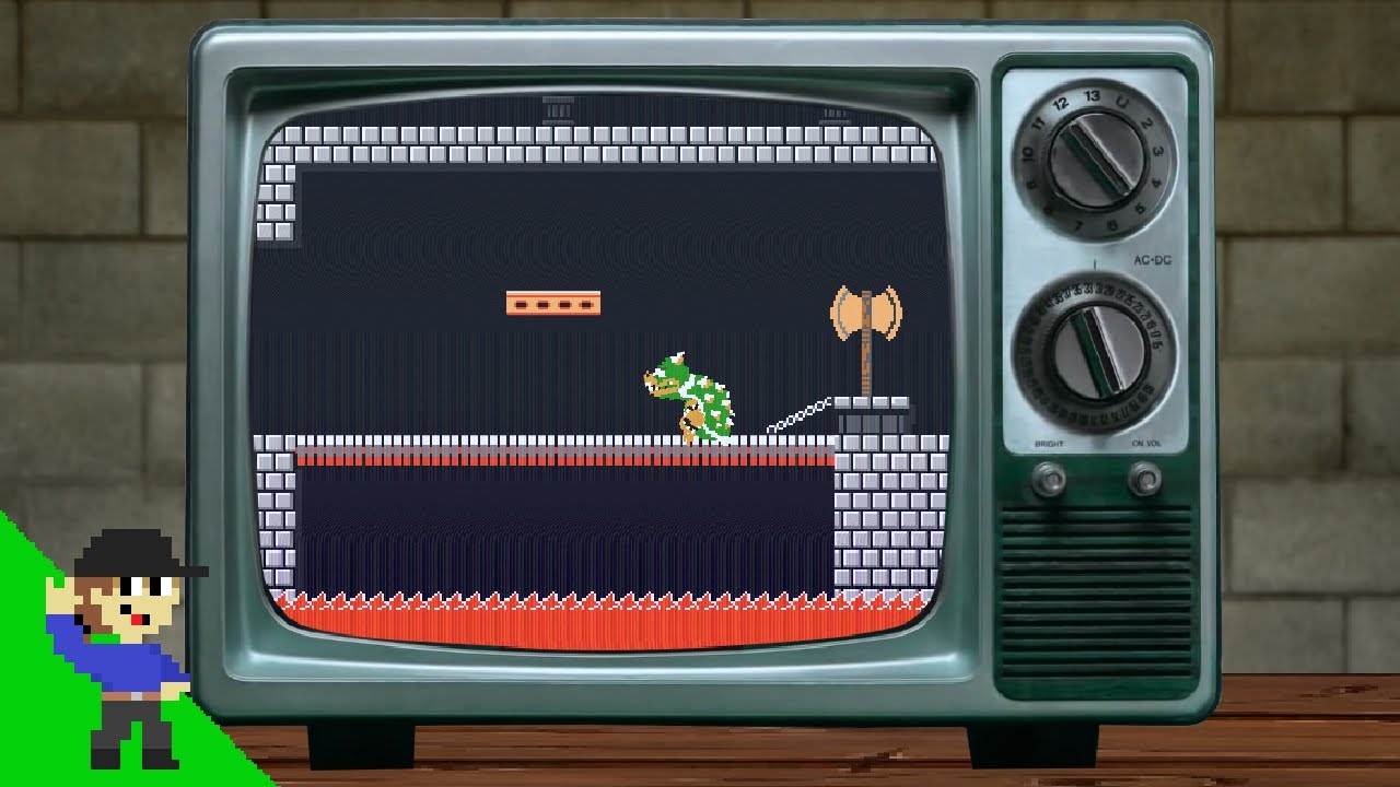 Bowser realizes he's in a Video Game