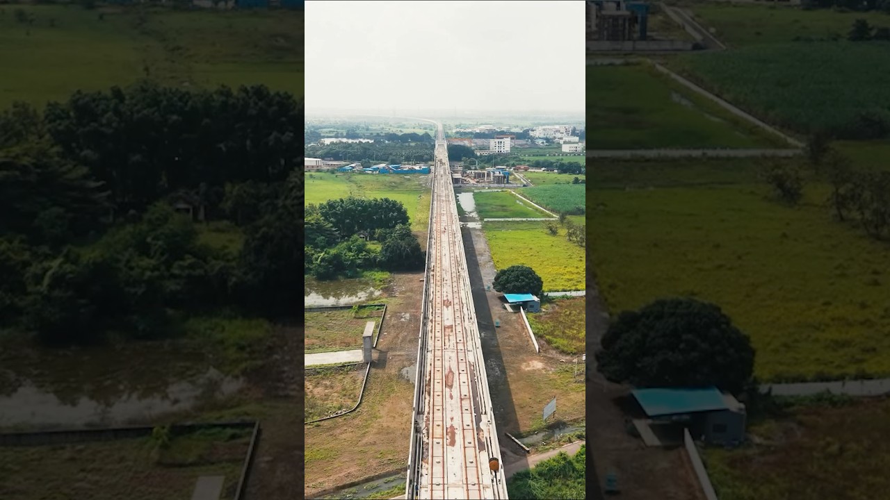 🚄 Rapid progress on Bharat&rsquo;s first Bullet Train Corridor!📍Surat HSR site #india #bullet #train