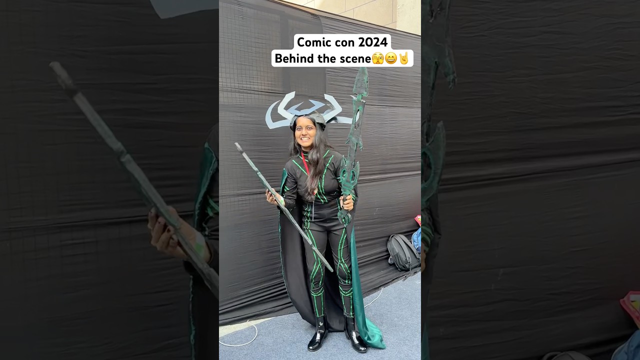 Behind the scene, Comic con 2024😄😎 