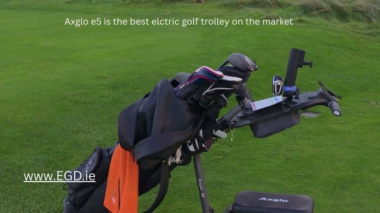 Axglo e5 is the best electric golf trolley on the market
