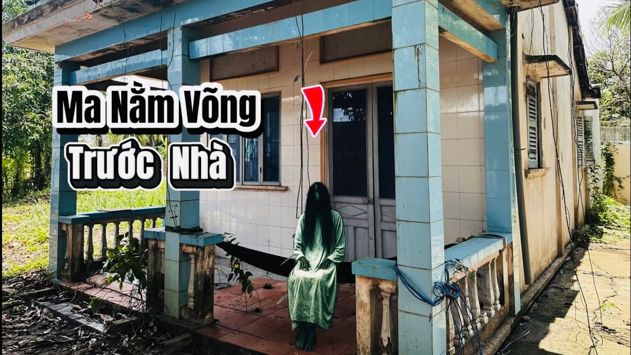 Bỏ chạy ra khỏi ngôi nhà hoang , có chiếc võng biết tự đung đưa