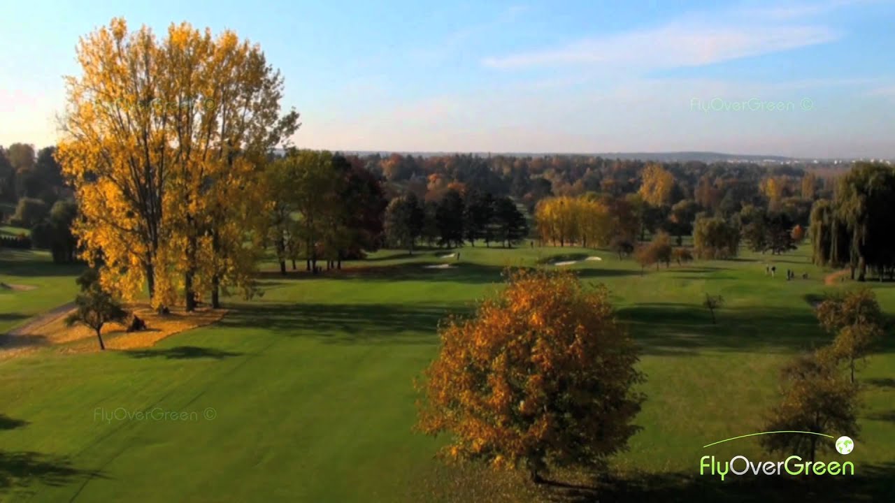 Golf De Saint Nom La Breteche - drone aerial video - Overview (long)