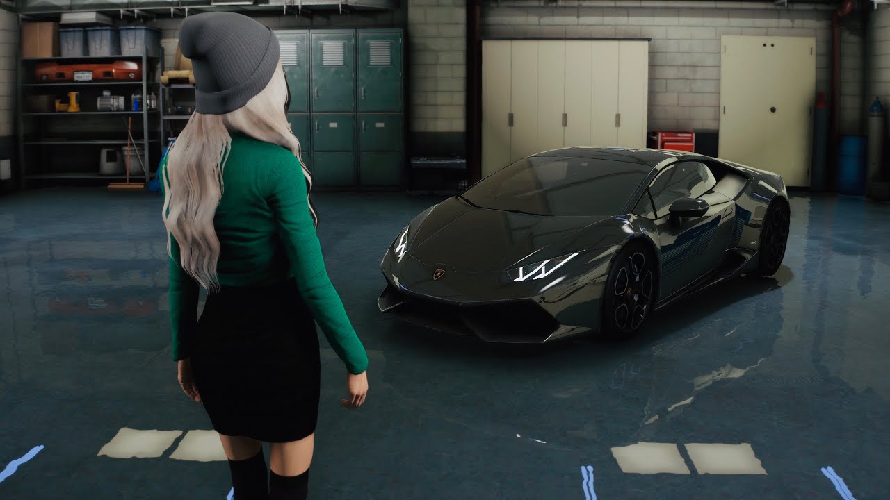 ► GTA 5 4K REAL LIFE Graphics ✪ Lamborghini Huracán BRUTAL SOUND!🔥 GEFORCE RTX™ 2080 Ti & i9-9900k