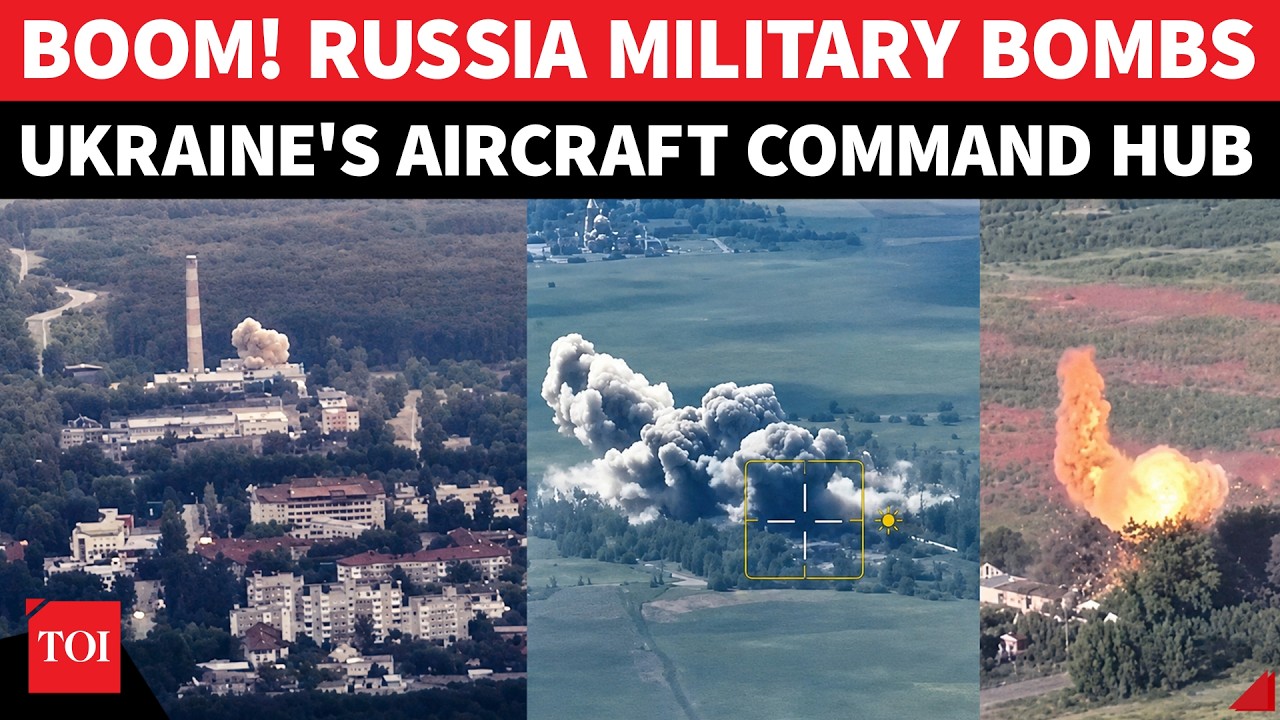 Russia WIPES OUT Ukrainian Aircraft Hub; Heavy Bombardment Shakes All Of Ukraine | WATCH