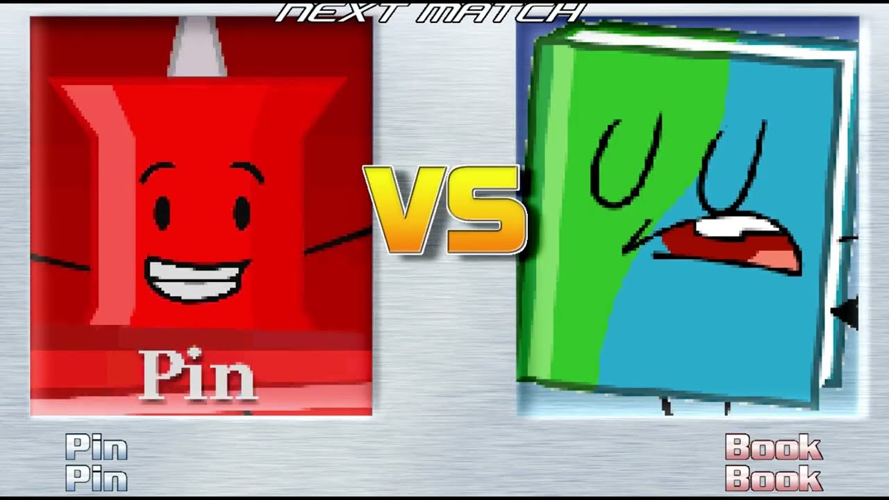 M.U.G.E.N: Pin VS. Book (BFDI) #bfdi #mugen