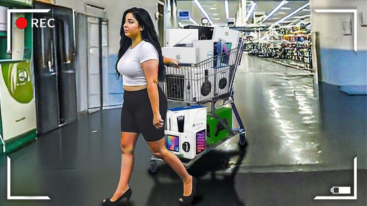 When Shoplifters Act Like Taking a Full Cart at Walmart Is No Big Deal