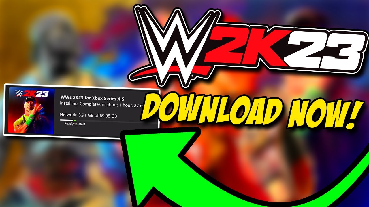 YOU CAN NOW DOWNLOAD WWE 2K23 ON XBOX!
