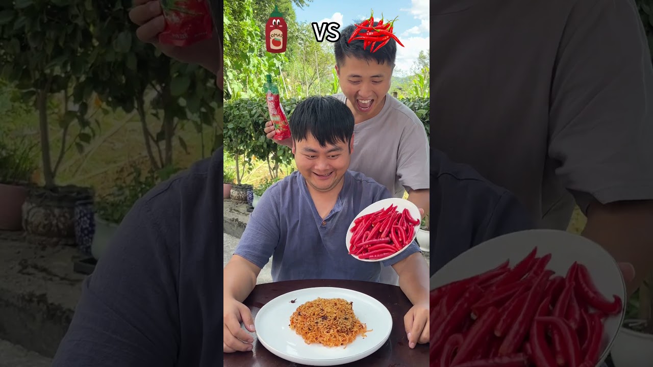 Left or right? #food #challenge