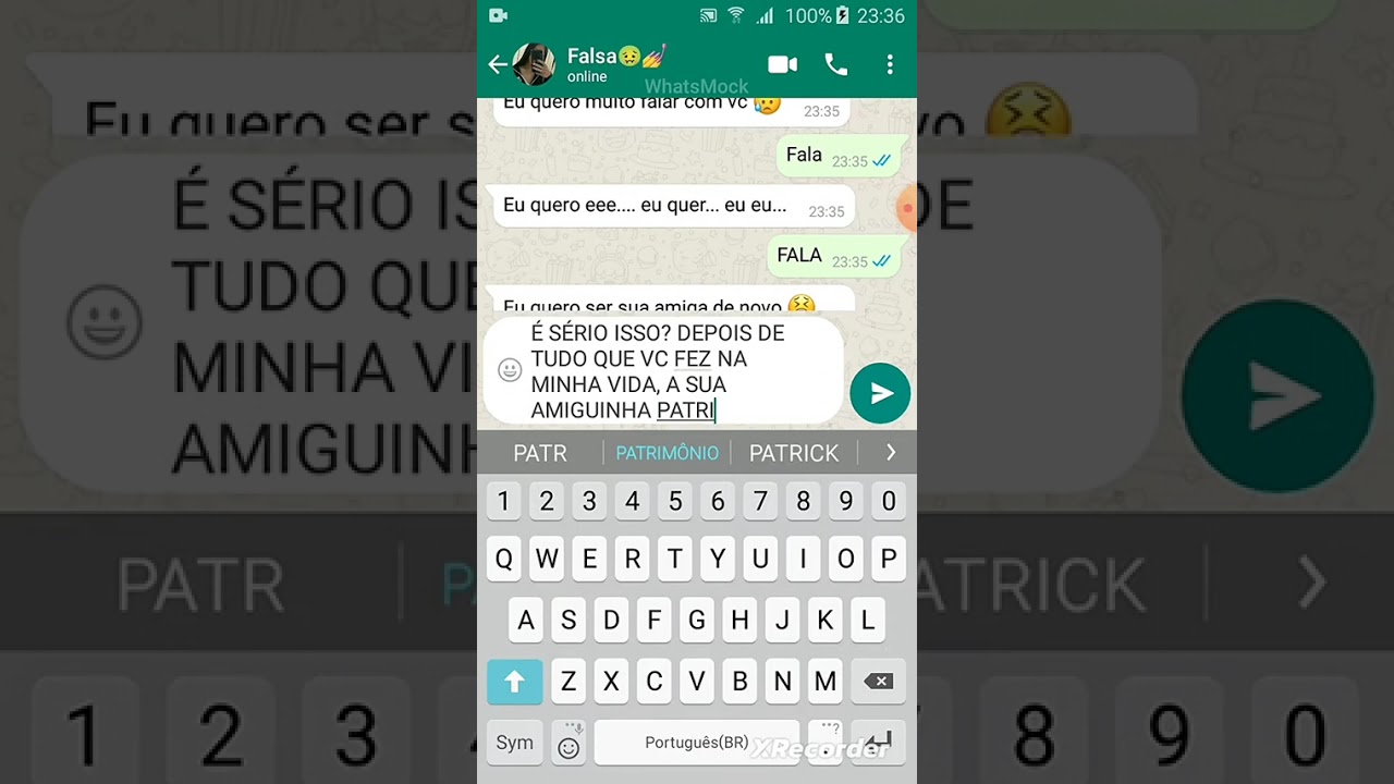 História chat fake 🐼pannys😄