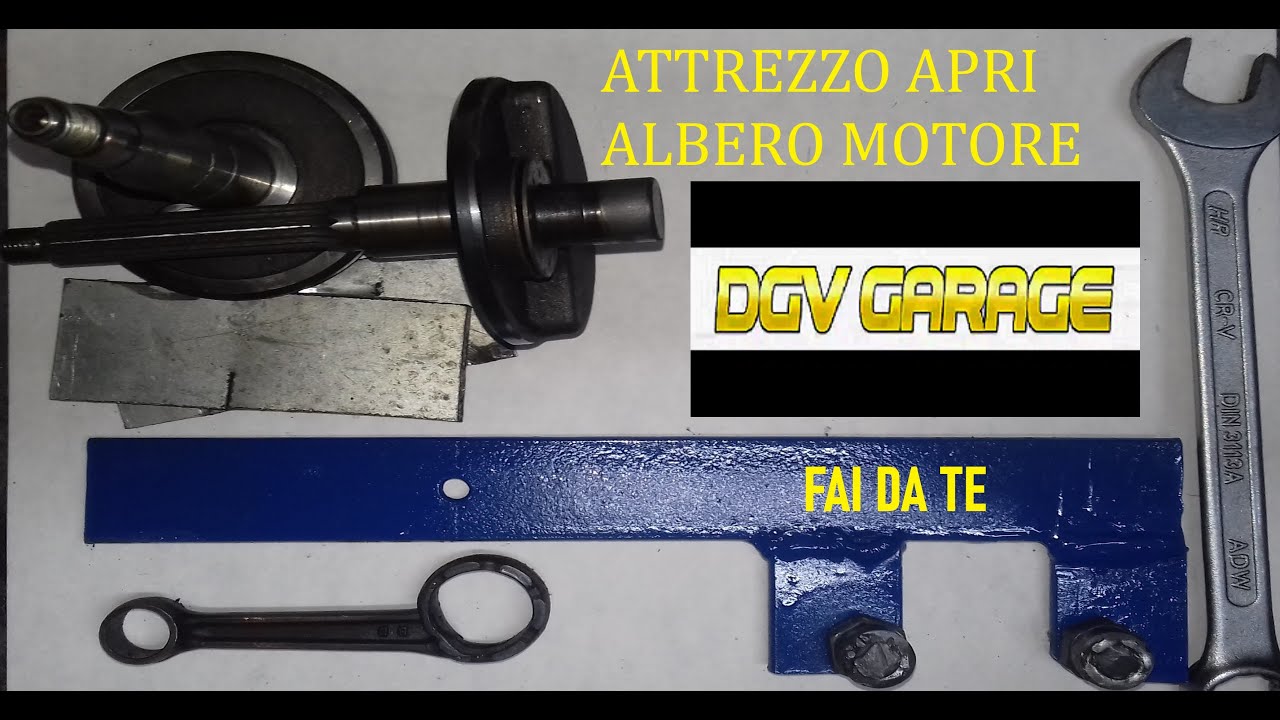 Cambiare la biella con Attrezzo officina fai da te- homemade crankshaft disassembly tool