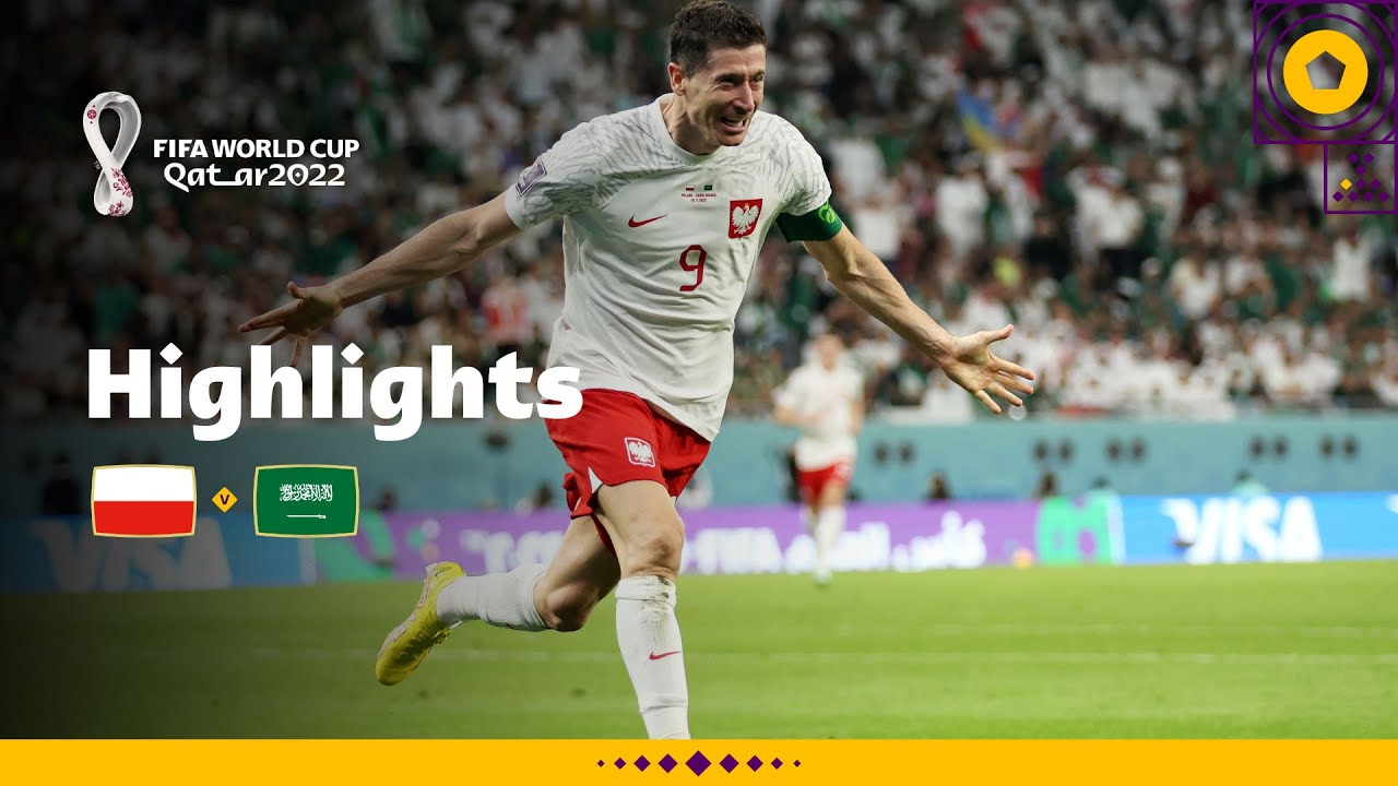 Lewandowski gets his goal! | Poland v Saudi Arabia | FIFA World Cup Qatar 2022