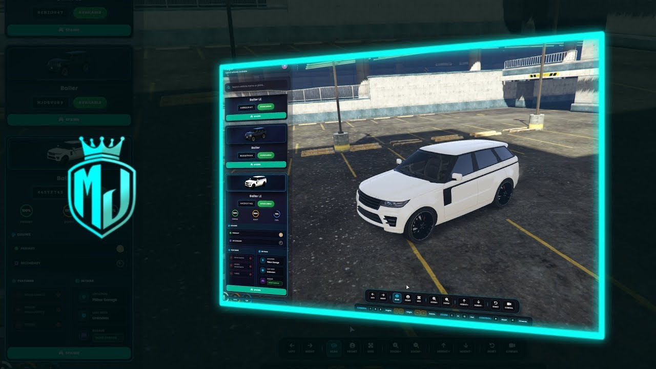 [БЕСПЛАТНО] 🚗 Garage Pro System | Уникальный опыт FiveM Garage | QBCore и ESX | MJ DEVELOPMENT