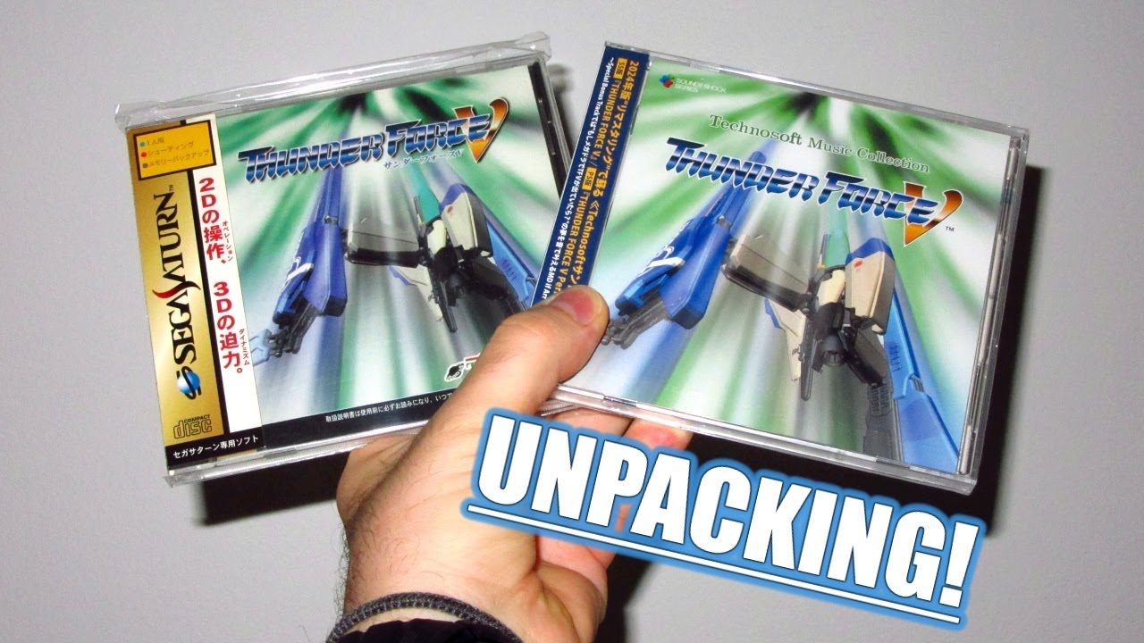 Thunder Force V ~ANNIVERSARY SOUNDTRACK~ (2024) UNPACKING! SEGA Saturn / SONY PlayStation