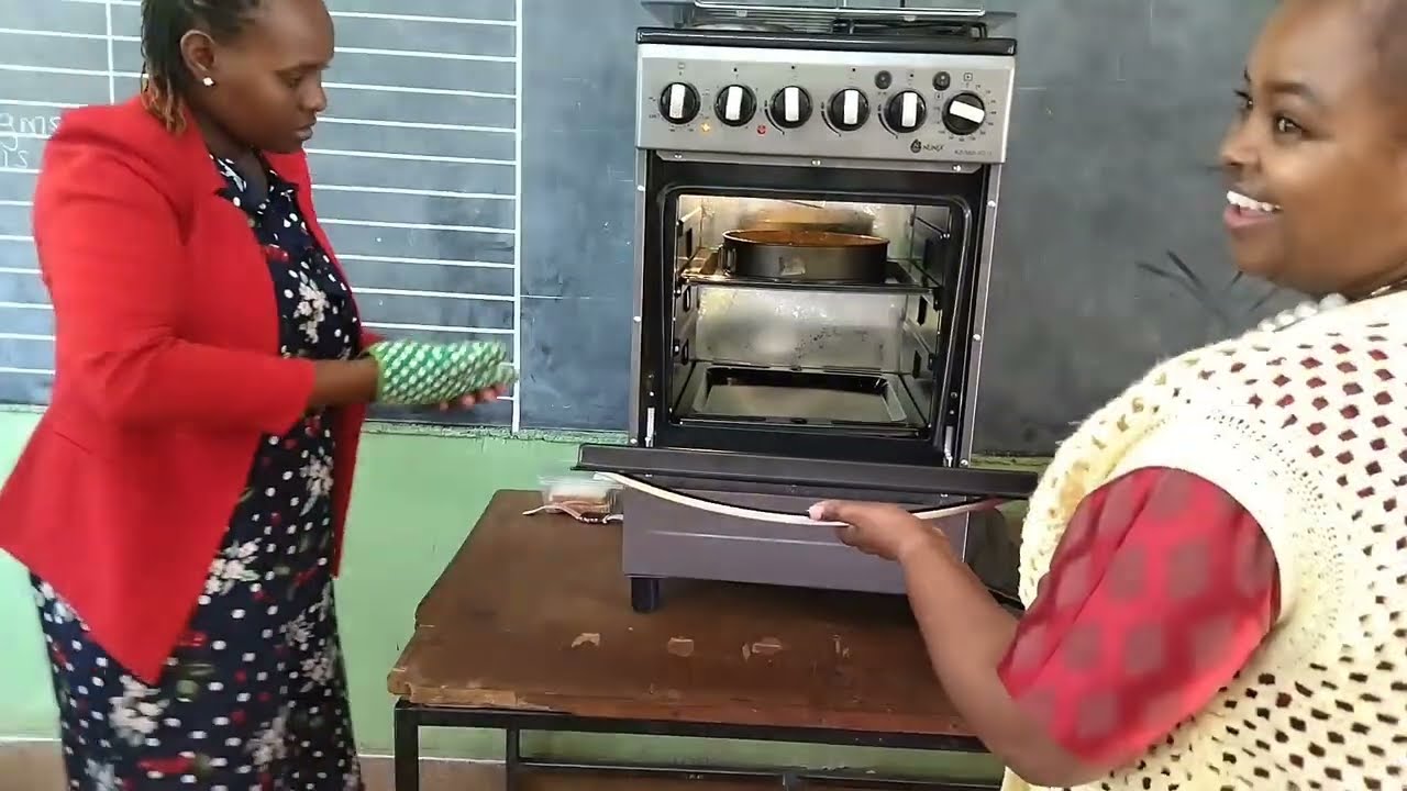 Baking a yummy cake …..GRADE 6 BAKING, Garden Estate Pry