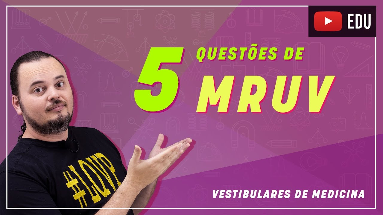 MRUV | Movimento Uniformemente Variado | Questões resolvidas | MED 004