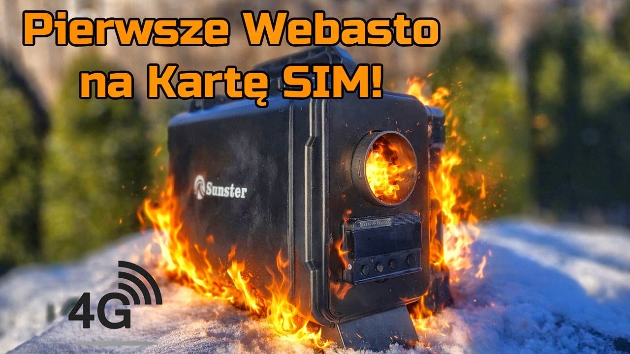 Chińskie Websato z 4G LTE - Sunster HTB1 - Nagrzewnica na kartę SIM - TEST