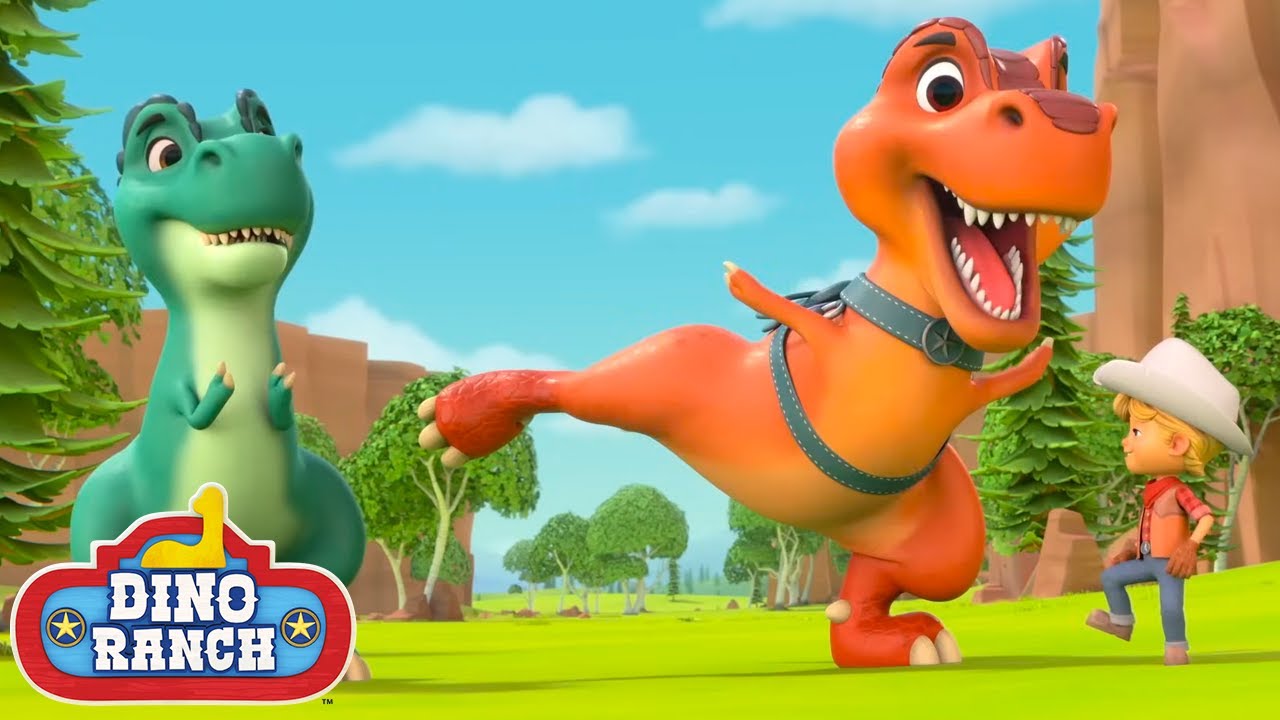¡T-Rex bailarín! | Dino Ranch Español