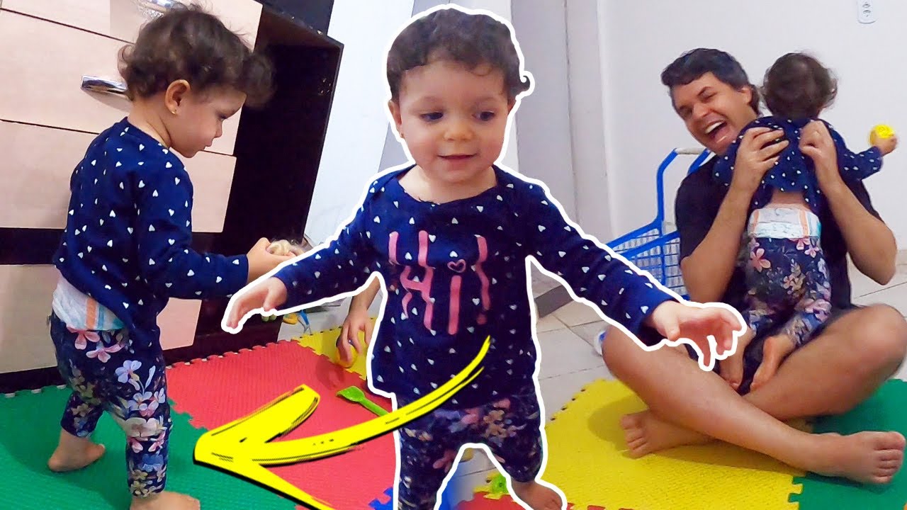 MINHA FILHA COMEÇOU A ANDAR! PRIMEIROS PASSOS