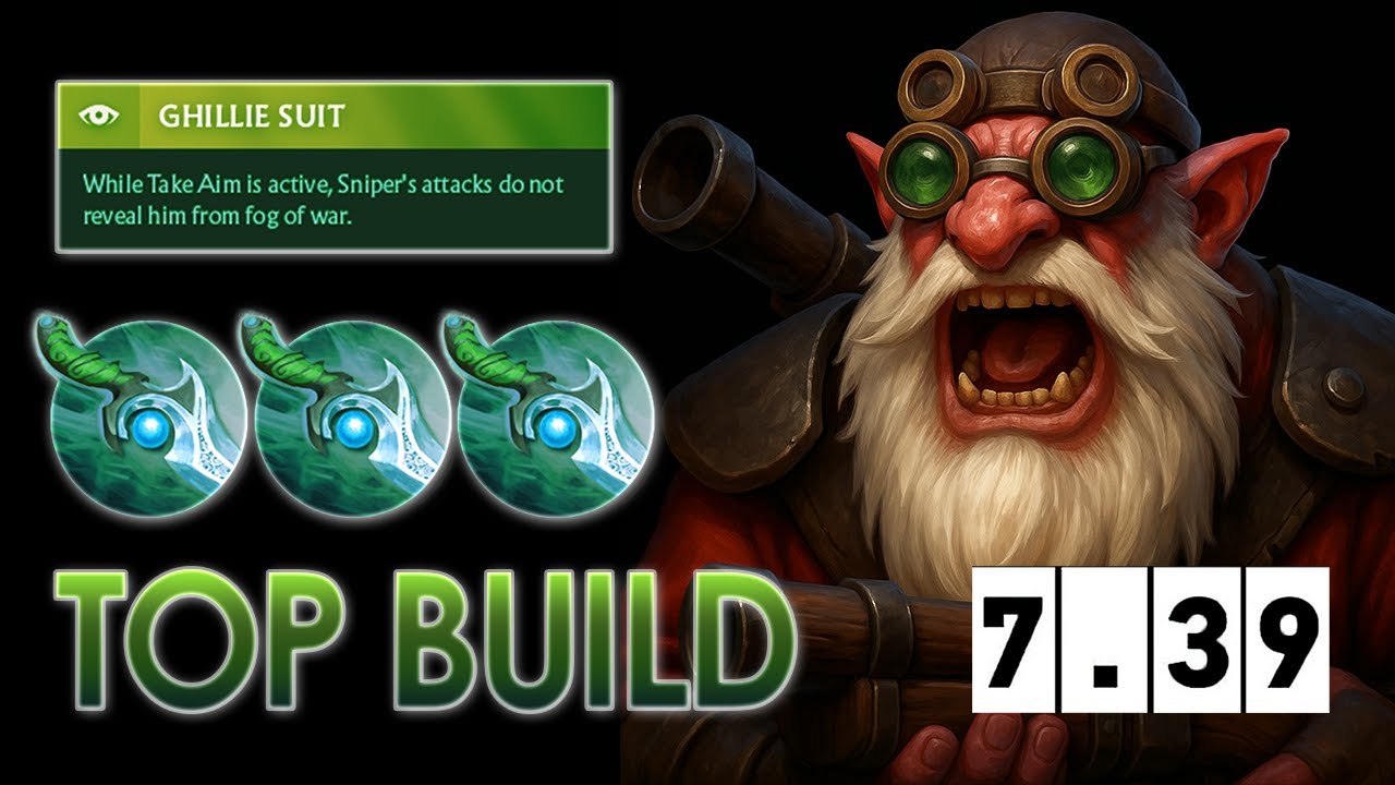 MID SNIPER is a NEW META in 7.39 &ndash; Top Build DOMINATES