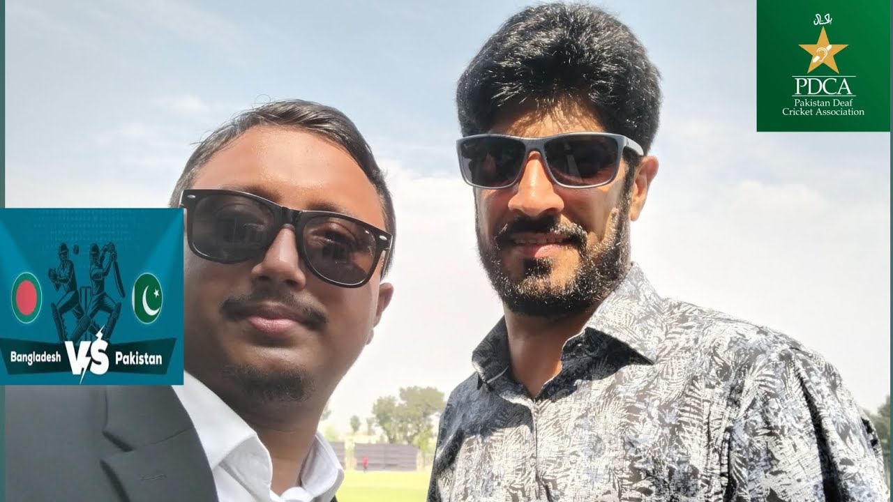 Exclusive Talk Pakistan 🇵🇰 Deaf Cricket 🏏 President Shares His Vision #deaf #deafCriket #deafpeople 