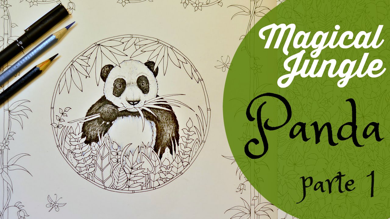 🌱Magical Jungle | Selva Mágica | Panda (desenhando pelos)