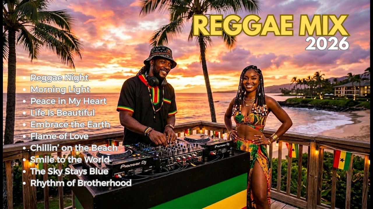 Sunset Paradise Reggae Mix 🌅 || Reggae Reframe