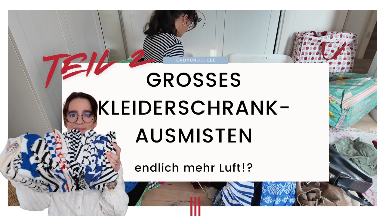 EXTREME Kleiderschrank Ausmisten | Aussortieren | Teil 2