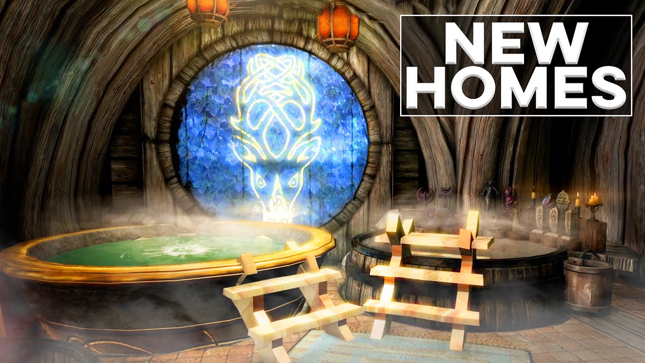 3 New Player Homes in Skyrim - Shapeless Skyrim PS4/PS5 Mods (Ep. 232)