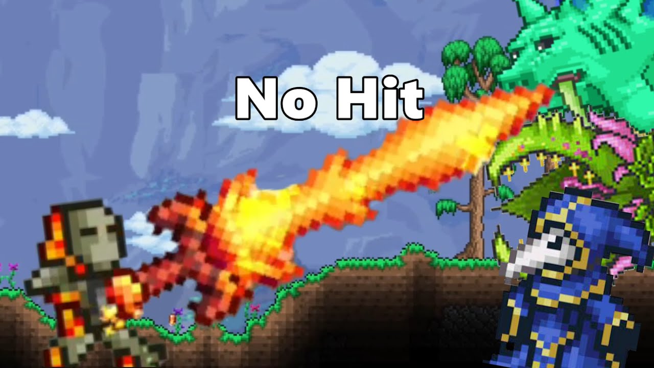 Terraria All Bosses No Hit [ Mastermode - Melee Only ]