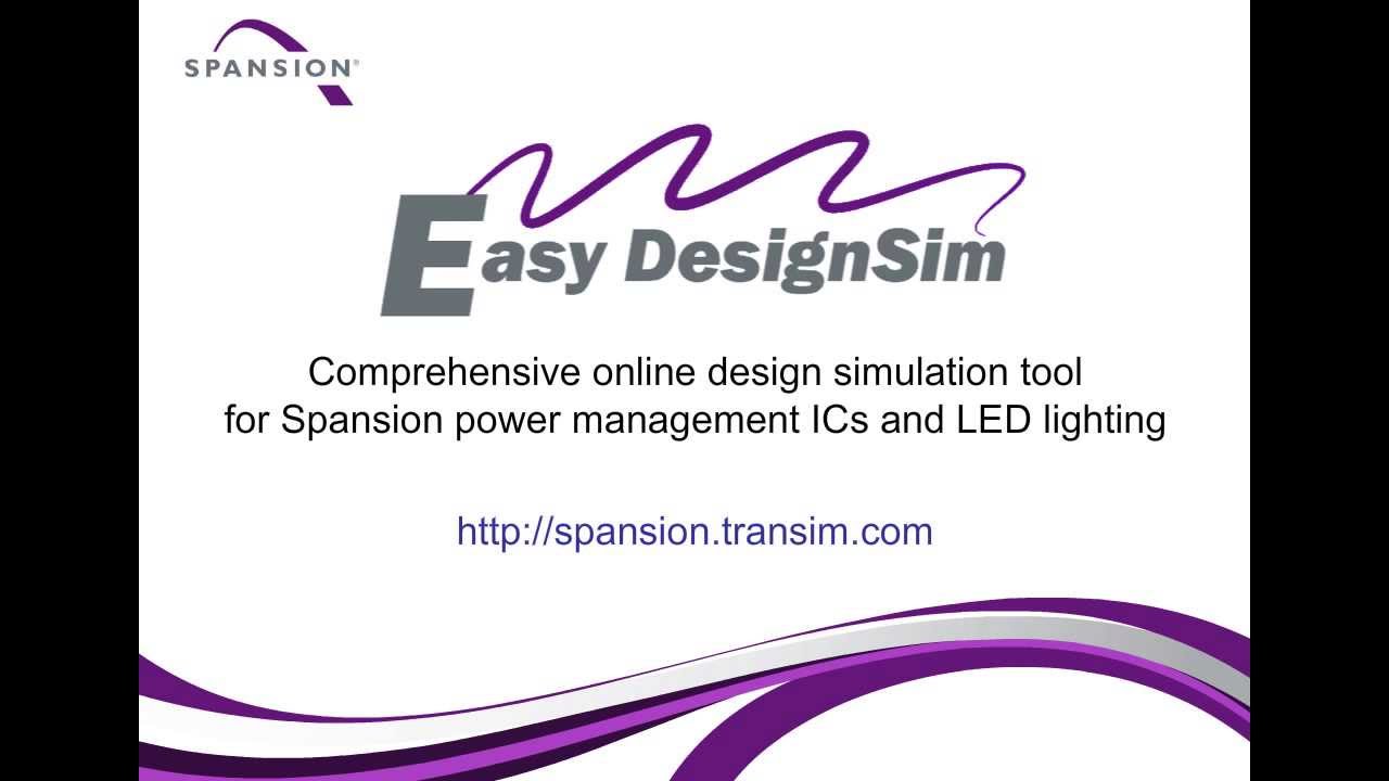 Spansion Easy DesignSim Online Simulation Tools