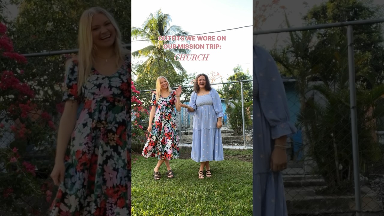 What we wore to our mission trip!! Or half of it because we kept forgetting to film🤭 #missiontrip