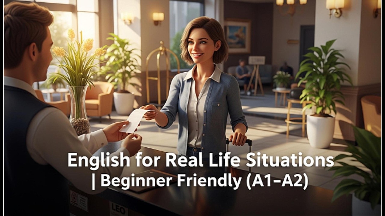 English for Real Life Situations | Perfect for Beginners (A1 -A2)