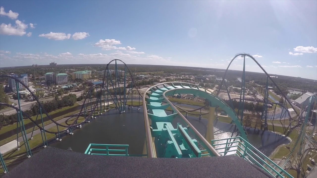 Kraken On-Ride POV- Seaworld Orlando