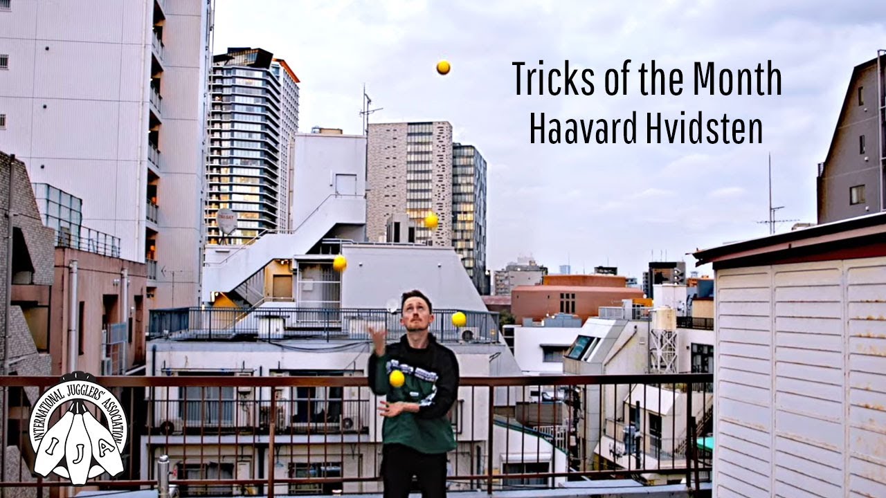 IJA Tricks of the Month by Haavard Hvidsten from Norway | Ball Juggling