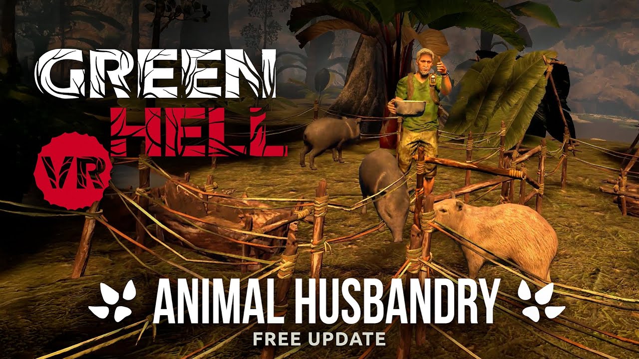 Green Hell VR | Animal Husbandry & New Maps Update | Meta Quest 2, 3/3s, PSVR2