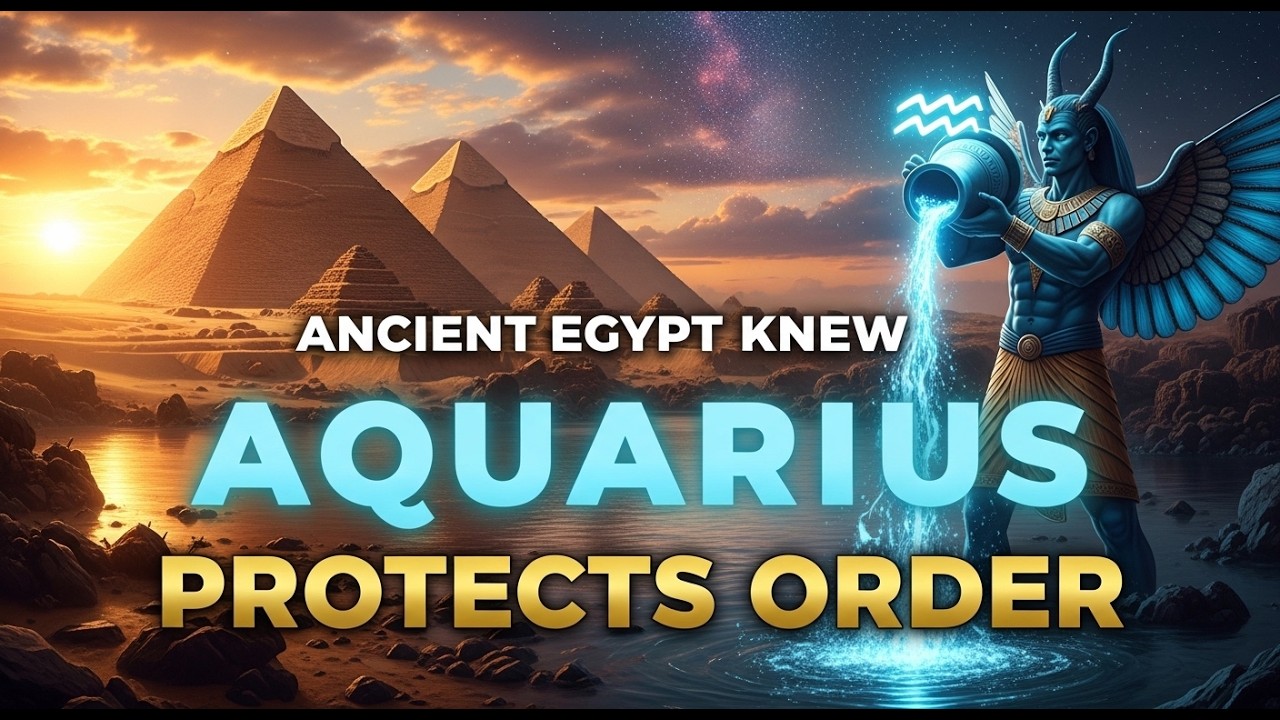 ♒ Aquarius Explained: The Sign That Protects Order From Chaos | Ancient Egypt Truth 💧🔥