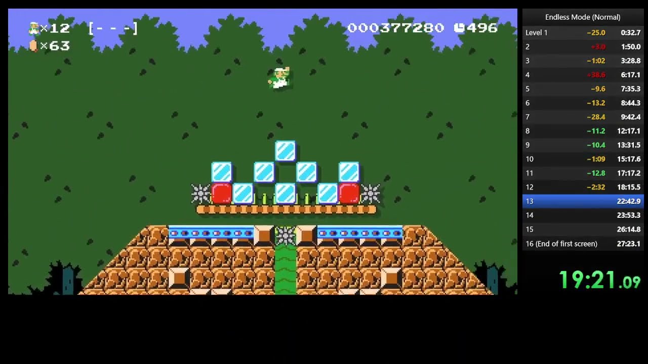 SMM2 Normal Endless - 16 Clears in 