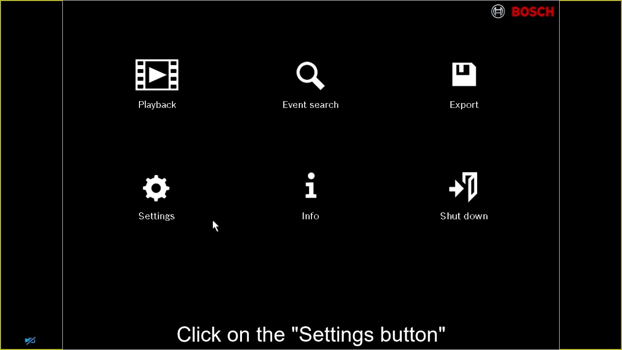 Bosch Security -  DIVAR hybrid and network - Camera installer menu: lens wizard