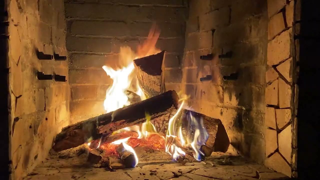 🔥 Cozy Fireplace Sounds for Sleep 🔥 Fireplace Therapy  🔥