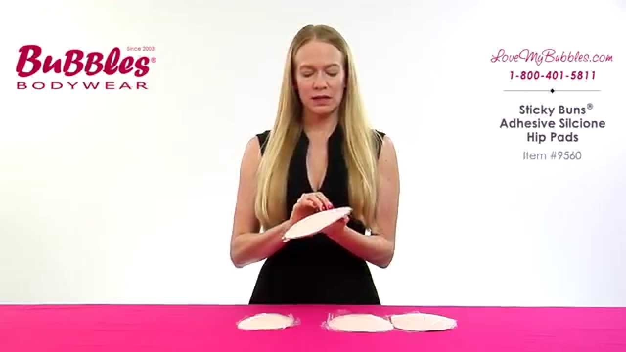 Sticky Hips: Silicone Hip Padding by Bubbles Bodywear