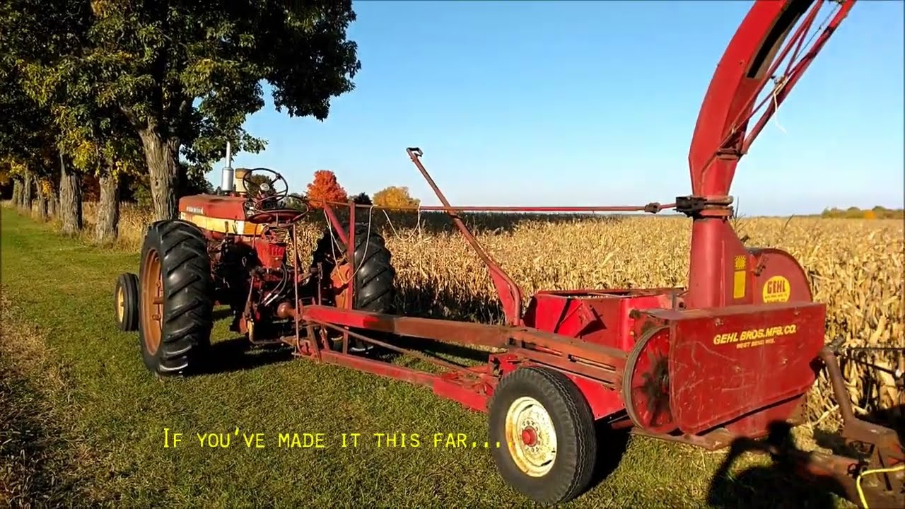 Farmall 560 & Gehl FH84 Chopping In The Lane & It SUCKED!!!