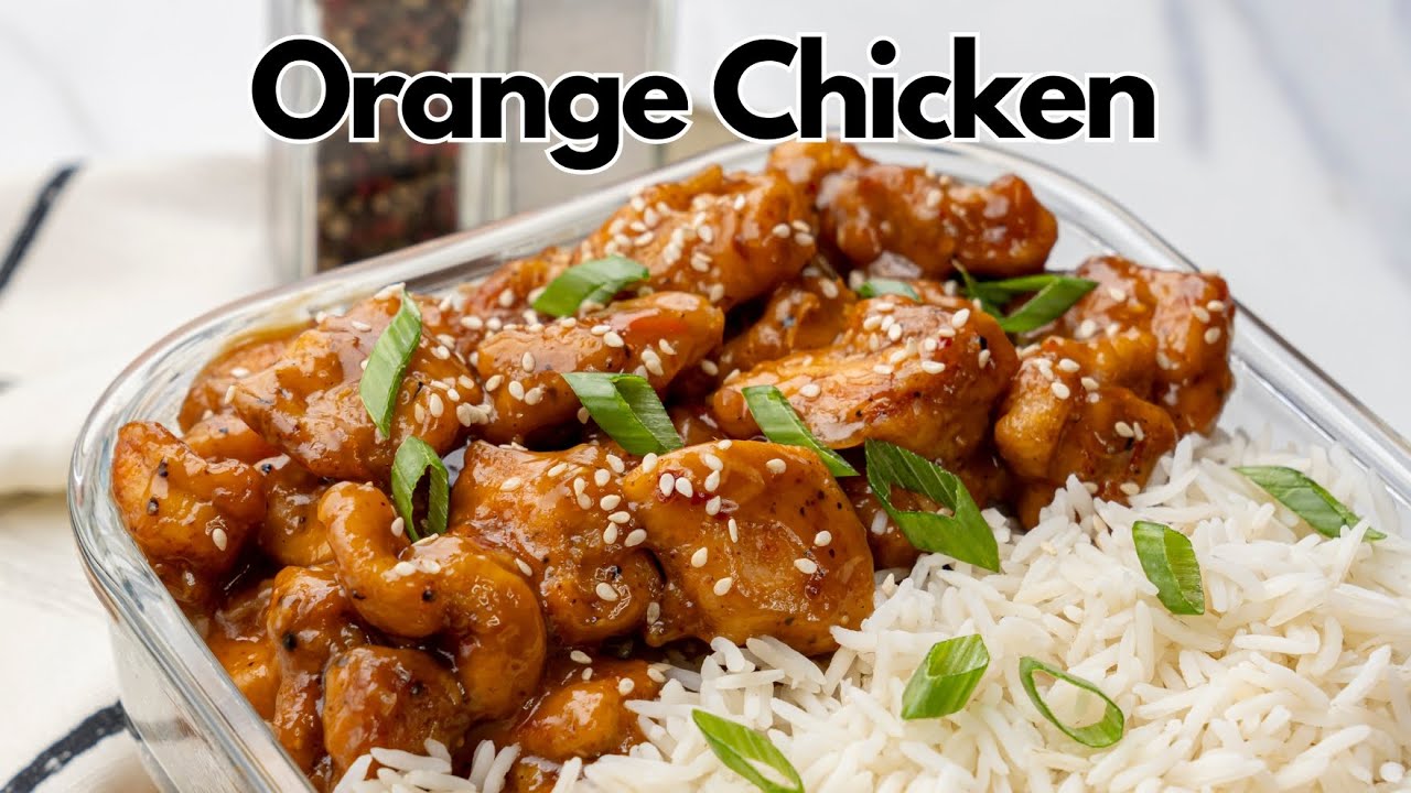 Mouthwatering Orange Chicken to Meal Prep This Sunday! #chickenmealprep #orangechicken #chicken
