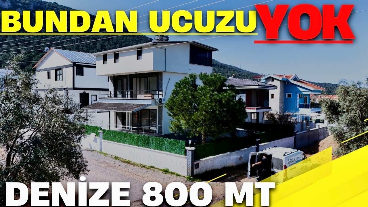 ❗️satıldı❗️Kelepir bundan ucuzu yok denize 800 metre 4+1 ayrı mutfak geniş bahçeli fiyat❗️