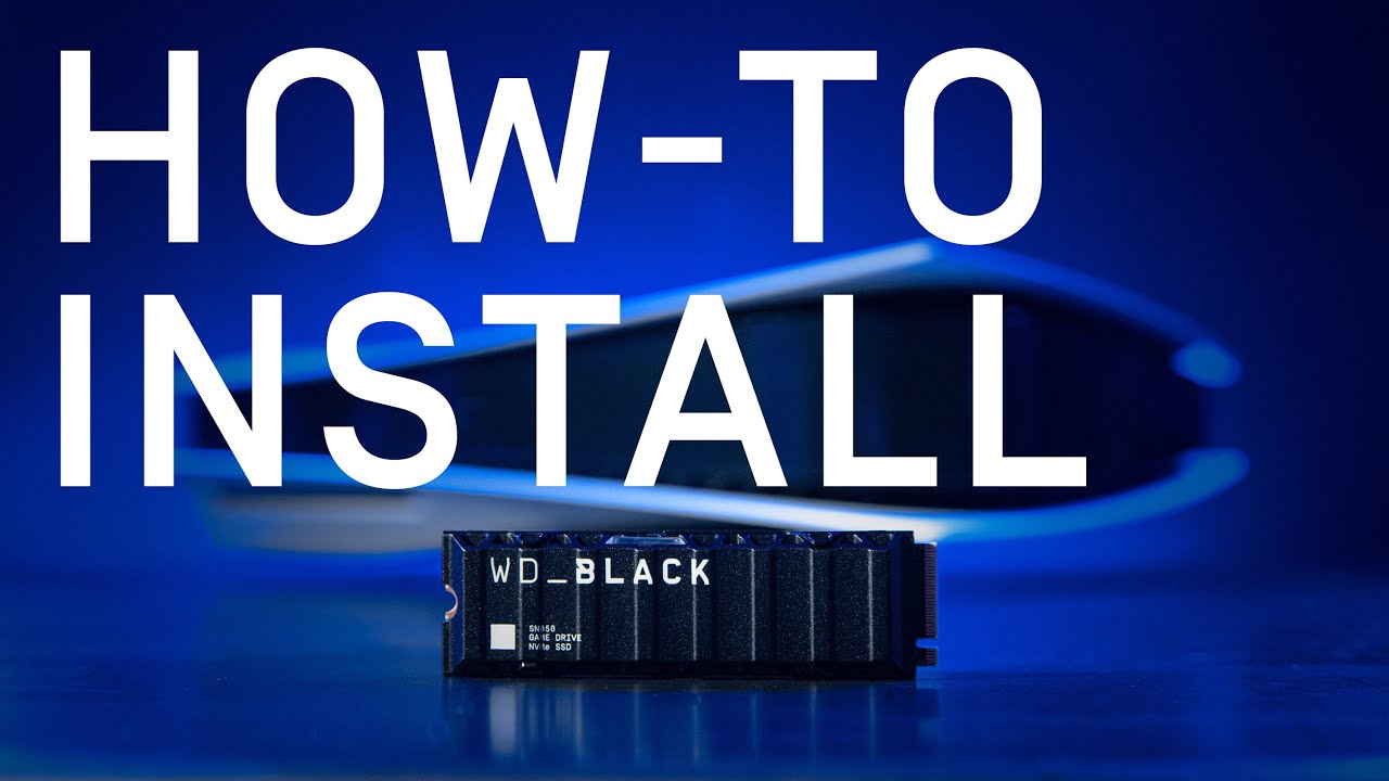 WD_BLACK&trade; SN850 M.2 PlayStation&trade; 5 Installation/How-to Guide